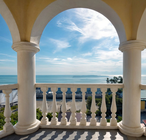 Балконы с видом на море